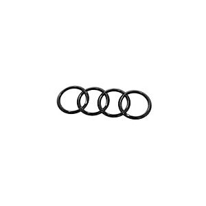 Audi 4M0071802 Emblème Noir pour hayon arrière avec Logo-pour Q7/SQ7 (Type 4M) à partir de 2020