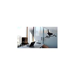 Tatoutex Stickers Oiseau sur Une Branche - Beige, L 60cm x H 51cm
