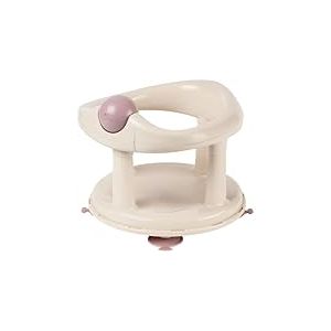 Bebeconfort, Anneau de Bain Pivotant, Siège de Bain Bébé, Ergonomique, de 6 mois à 12 mois, jusqu’à 10 kg, Beige