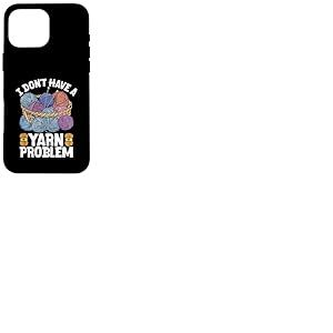 Panier à fil coloré avec aiguilles à tricoter Coque pour iPhone 16 Pro Max