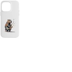 Saxophone Capybara Sax Player Coque pour iPhone 14 Pro Max