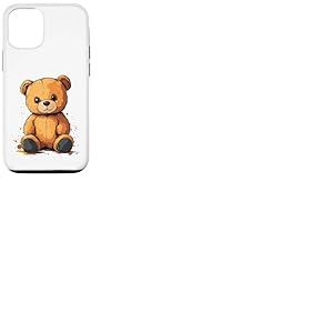 Ours en Peluche Gothique Femme Gothiques Ours en Peluche Coque pour iPhone 12/12 Pro