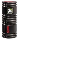 TriggerPoint The Grid X, Rouleau en Mousse Extra-Ferme, Massage Pronfond des Tissus Muscluclaires, Noir, 13''/33cm
