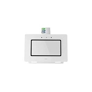 Cecotec Hotte Aspirante Bolero Flux DT 908000 Glass White A++ 90 cm, 800 m&sup3;/h, commande tactile, 3 niveaux de puissance, finition verre blanc, moteur 210W, contr&ocirc;le gestuel, fonction retard.