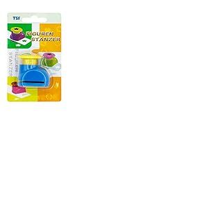 TSI 49658-U-10 Perforatrice à motif fleur IV Dimensions : 4 x 3 x 4,5 cm Diamètre de découpe : env. 18 mm Idéal pour papier et carton artisanal