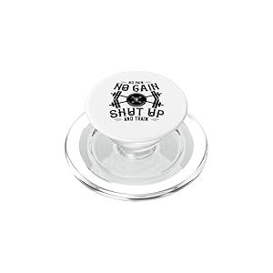 Entra&icirc;nement dr&ocirc;le &ndash; Pas de Douleur, Pas de Gain Shut Up and Train PopSockets PopGrip pour MagSafe
