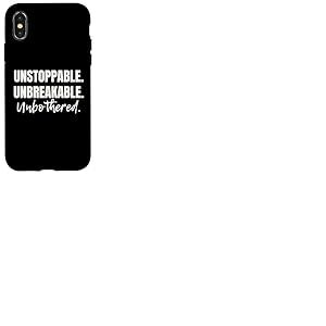 Motivation Soyez imparable. INCASSABLE. Déroutant Coque pour iPhone X/XS