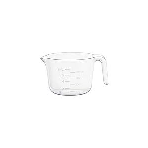 Gastromax Bol à Mélanger - Mélangez et Mesurez Facilement vos Ingrédients - Des Gâteaux, des Biscuits, des Sauces Délicieuses - 0,8 L - Transparent - Plastique - avec Bec Verseur
