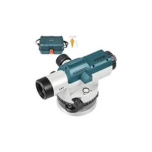 VEVOR Niveau Automatique Optique 24X Professionnel Chantier Ouverture 40 mm Compensateur Magn&eacute;tique Auto-Nivelant Pr&eacute;cision Mise &agrave; Niveau 1,6 mm/30,5 m &Eacute;tanche IP54 avec Mallette