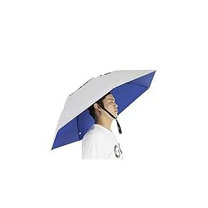 NEW-Vi Chapeau parapluie de p&ecirc;che pliable chapeau de pluie r&eacute;glable multifonction ext&eacute;rieur