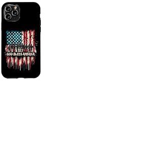 Drapeau américain « God Bless America » 4 juillet patriotique Coque pour iPhone 11 Pro