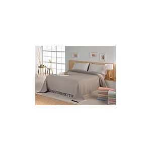 Estoralis | Perugia | Plaid Polyvalent de Conception Moderne | Couette pour lit et canapé | Vert | Housse de Couette/canapé (170 x 260 cm. (Largeur par Hauteur) avec des Franges