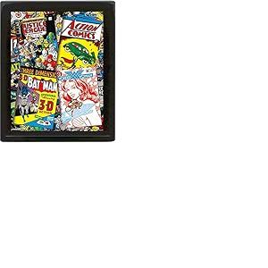 Pyramid International EPPL71090 DC Comics Covers 3D Encadr&eacute;