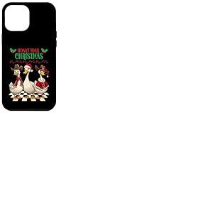 Honky Tonk Motif de Noël Cowboy Goose Holiday Coque pour iPhone 12 Pro Max