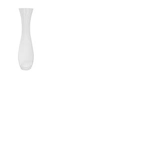 Vase de Sol en Verre Transparent 20 x 20 x 70 cm