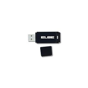 ELBE USB3-64 Pendrive USB 3.0 64 Go Transfert Rapide données, Haute Vitesse, Plug and Play, Noir