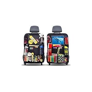 AiQInu Organisateur de Voiture, organisateur tablette voiture enfant facile à entretenir, organisateur voiture ​arrière avec rangement, protection siege voiture enfant