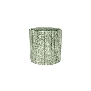 Ivyline Jardini&egrave;re en fa&iuml;ence, Vert, 15,5 x 15,5 cm