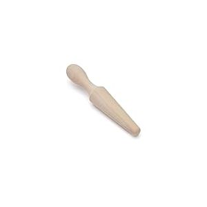DE BUYER -3350.90 -pilon pour chinois en hetre, 25.4 x 6.2 x 4.39 cm, Marron