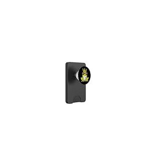 Grenouille Royale avec Couronne Et Lunettes De Soleil Roi PopSockets PopWallet pour MagSafe