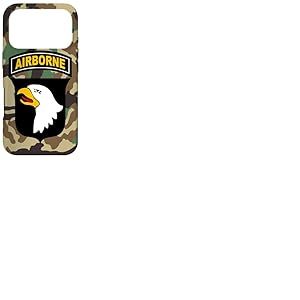 Patch 101st Airborne Division - Camouflage BDU Coque pour iPhone 17 Pro