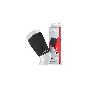 VULKAN Support de cuisse classique, taille XL, attelle de cuisse pour la stabilité musculaire, manchon de compression de cuisse pour blessures et foulures ischio-jambiers, support de cuisse en