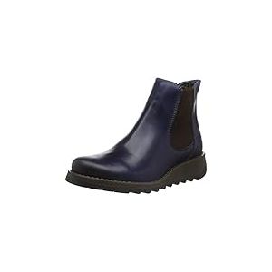 Fly London Salv, Bottes Chelsea femme, Bleu (Blue), 40 EU