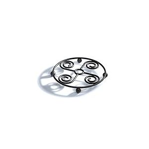 Spectrum 44510 Scroll Dessous de Plat Noir
