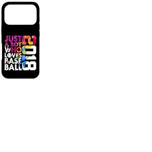 2018 Just A Boy Who Loves Baseball 8&egrave;me Anniversaire Coque pour iPhone 17 Pro
