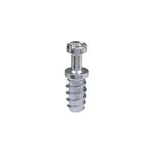 Amig - Boulon pour excentrique | Ø 6 x 15,5 mm | 10 unités | Vis étoile pour assemblage de planches | Idéal pour la fixation d'étagères et de meubles | Acier zingué