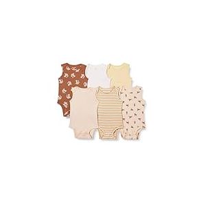 Amazon Essentials Body sans Manche Mixte B&eacute;b&eacute;, Lot de 6, Multicolore/Tigre, 24 mois