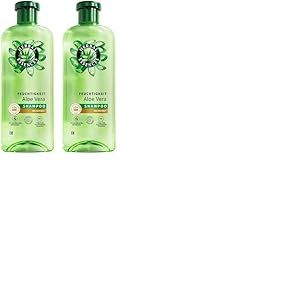 Herbal Essences Shampooing hydratant à l'aloe vera et au jasmin - 350 ml - Pour cheveux très secs à brillants - Sans silicone - Sans tensioactifs sulfatés - Avec ingrédients d'origine naturelle -