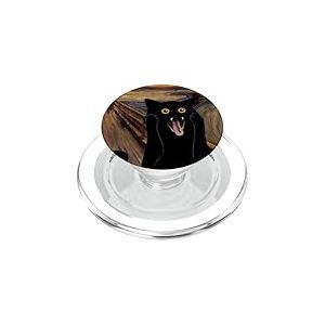 The Scream Picture Parodie des Chats Munch Souris PopSockets PopGrip pour MagSafe