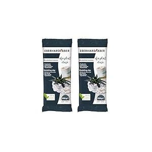 Eberhard Faber 599025 - P&acirc;te &agrave; modeler s&eacute;chant &agrave; l'air blanc, 2 x 500 g EFA Plast Classic basculant &agrave; l'argile