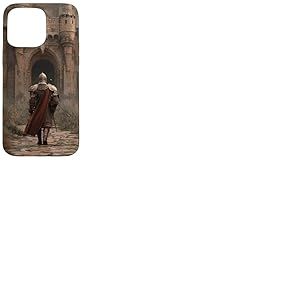 Ch&acirc;teau m&eacute;di&eacute;val et Art Chevalier Coque pour iPhone 15 Pro Max