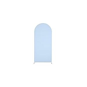 GarveeMore Arche Mariage Couverture, 3.3x6.6FT Toile de Fond en Tissu Décors, Anti-Rides Housse de Spandex Arche Ballon Toile de Fond Arche Couverture pour Mariage, Fête,Studio Décor