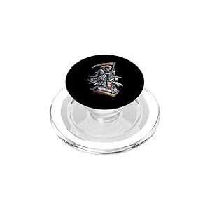 Scary Valhalla Faucheuse Fauc&eacute;e d'horreur Gothique PopSockets PopGrip pour MagSafe