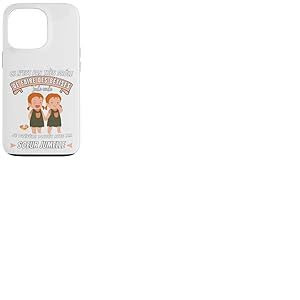 Cadeau pour Enfant Fille Soeurs Jumelles Filles 2026 Coque pour iPhone 13 Pro