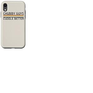 Chubby Guys Cuddle Better Drapeau Gay Bear Pride Coque pour iPhone XR