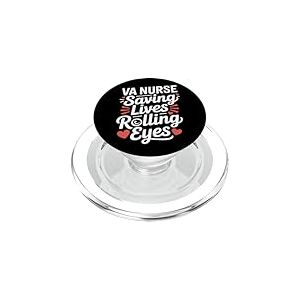 Une infirmière de Virginie sauve des vies Rolling Eyes PopSockets PopGrip pour MagSafe