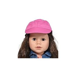 The New York Doll Collection - Casquette Sport Rose protectrice Soleil | Vêtements de poupée Casquette de Tennis pour poupée Fille 18 Pouces / 46 cm