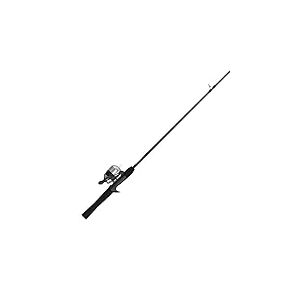 Zebco 33 Micro Spincast Combo de pêche en Fibre de Verre de 1,5 m, Moulinet Anti-Retour Quickset, argenté