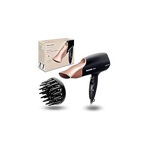 Panasonic - Personalcare EH-NA63CN825 | S&egrave;che-cheveux, Technologie Nanoe, Soin du cheveu, 3 vitesses, 4 temp&eacute;ratures, 2 accessoires, Touche Air Froid, Noir et or