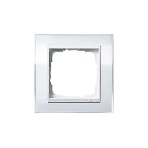 Gira 0211723 Event Clear Cadre de finition, Blanc