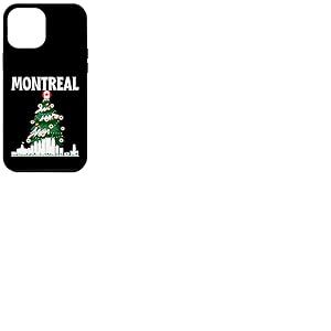 Montr&eacute;al, Ligne d'horizon du Canada, Drapeau Canadien, Arbre de No&euml;l, Amour Coque pour iPhone 12 Pro Max