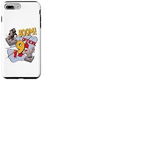 Gamer pc gaming jeux vidéo Gamer 9 ans 9e anniversaire Coque pour iPhone 7 Plus/8 Plus