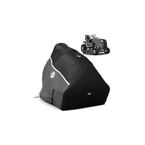 LI LIBZAKI Housse de tracteur imperm&eacute;able 420D pour tondeuse &agrave; gazon autoport&eacute;e - Convient aux terrasses jusqu'&agrave; 137,2 cm - Ajustement universel pour John Deere, EGO, Toro, Craftsman et plus encore