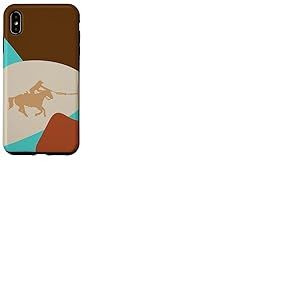 Adorable rod&eacute;o Country et Western pour Les Amateurs de Chevaux et Les Cowgirl Coque pour iPhone XS Max