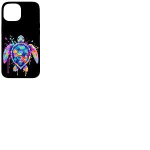Tortue aux Couleurs Vives Coque pour iPhone 15