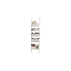 Honey Can Do Organiseur de porte 10 poches en toile naturelle